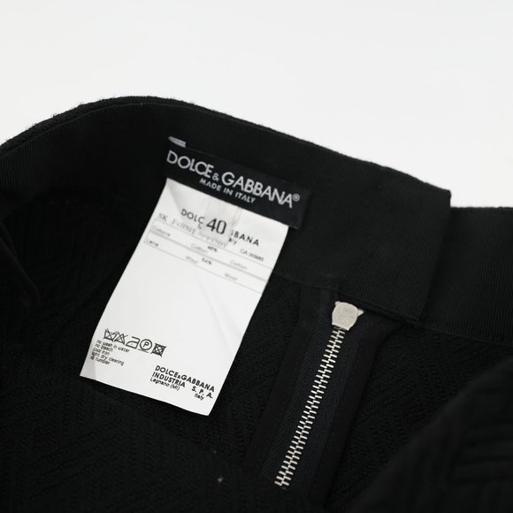 Dolce & Gabbana black mini skirt, timeless classic - Size 4 - Picture 6 of 8